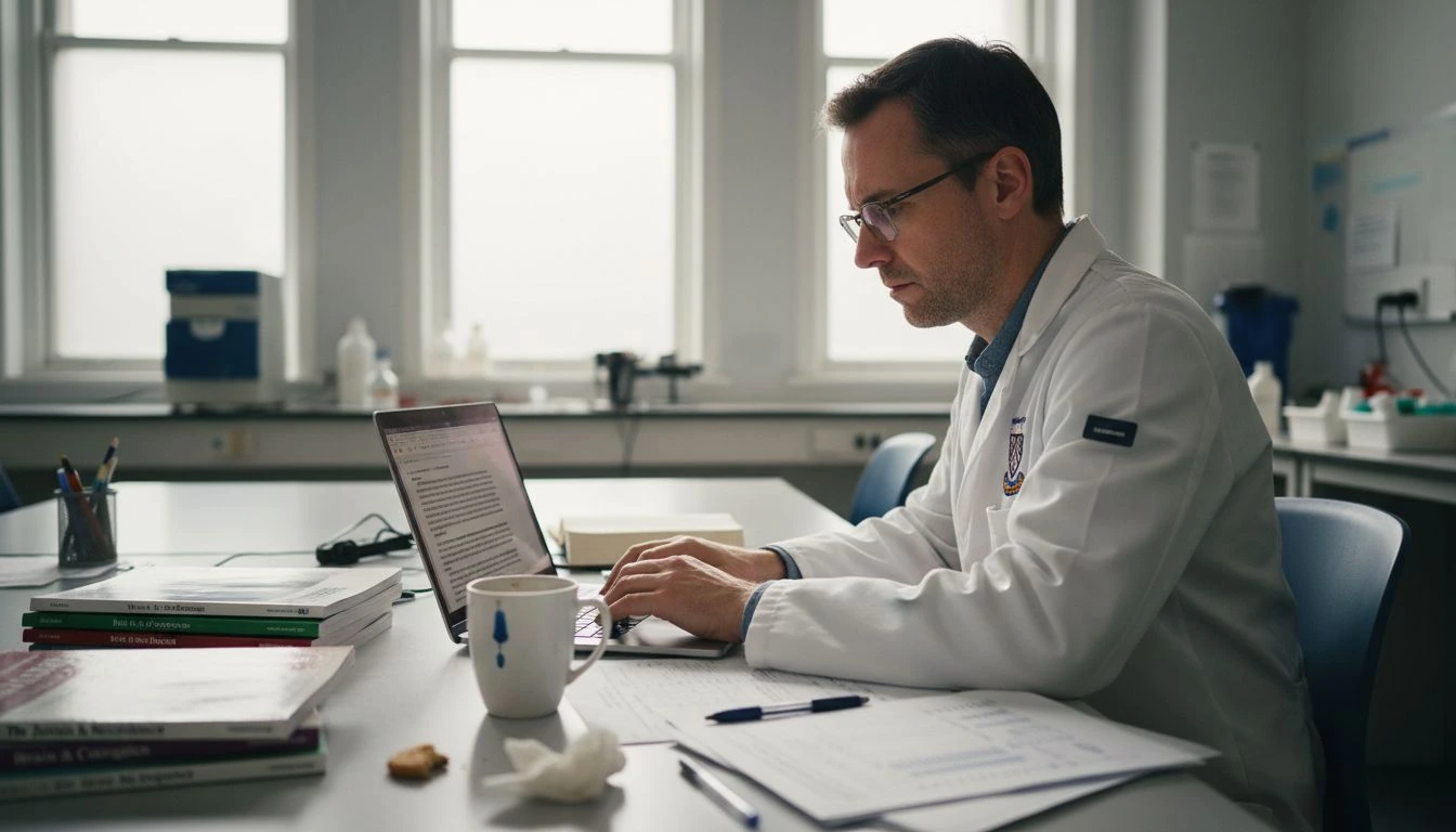 Neuroscientist working on brain fog research